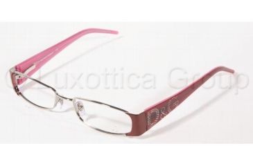Image of D&G DD 5021B Eyeglasses Styles 035 Silver Frame w/Non-Rx 50 mm Diameter Lenses, 035-5017, DandG DD 5021B Eyeglasses Styles 035 Silver Frame w/Non-Rx 50 mm Diameter Lenses