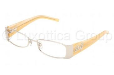 Image of D&amp;G Eyeglasses DD5049 with No-Line Progressive Rx Prescription Lenses, Select Frame Color / Lens Diameter 277 Silver Frame / 49 mm Prescription Lenses