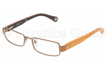 Image of D&G DD 5061 Eyeglasses Styles -  Light Brown Frame w/Non-Rx 50 mm Diameter Lenses, 353-5016
