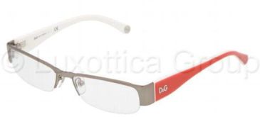 Image of D&amp;G DD5080 Progressive Eyeglasses -  Gunmetal Demo Lens Frame / 50 mm Prescription Lenses, 464-5016
