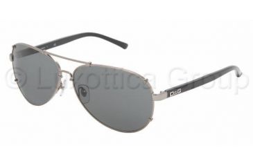 Image of D&amp;G DD 6047 Sunglasses Styles Gunmetal Frame / Gray Lenses, 079-87-6012, DandG DD 6047 Sunglasses Styles Gunmetal Frame / Gray Lenses