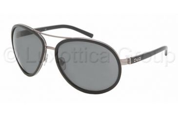 Image of D&amp;G DD 6048 Sunglasses Styles Gunmetal Frame / Gray Lenses, 079-87-6316, DandG DD 6048 Sunglasses Styles Gunmetal Frame / Gray Lenses