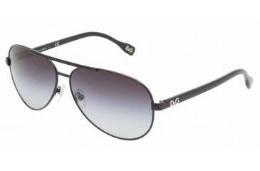 Image of D&amp;G DD 6078 Sunglasses Styles - Black/Black Gray Gradient Frame, 064-8G-6112
