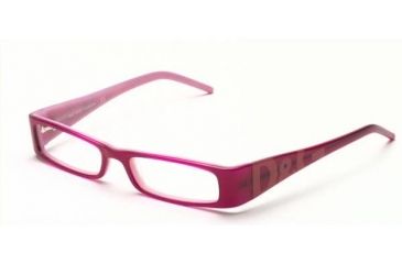 Image of DandG DD1114 SV Prescription Eyeglasses, Pink Top Fuchsia Frame / 50 mm Prescription Lenses, 655 5016