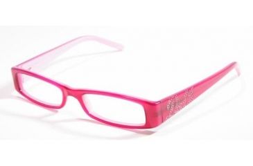 Image of D&amp;G DD1128B Progressive Eyeglasses - Pink Top Fuchsia Demo Lens Frame / 49 mm Prescription Lenses, 655-4916