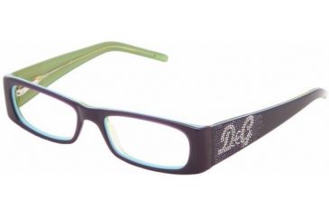 Image of D&amp;G DD1155B Bifocal Eyeglasses - Violet On Green Demo Lens Frame / 52 mm Prescription Lenses, 833-5216