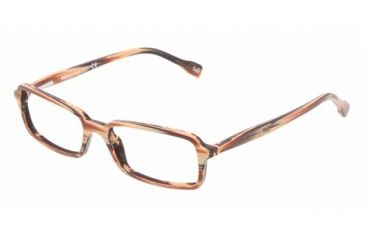 Image of DandG DD1186 #1683 - Striped Light Brown Demo Lens Frame
