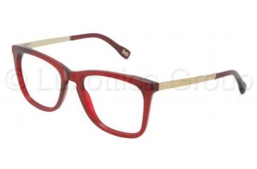 Image of D&amp;G DD1231 Bifocal Prescription Eyeglasses 550-5219 - Bordeaux Frame