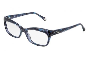 Image of D&amp;G DD1232 Eyeglass Frames 2551-5316 - Blue Marble Frame, Demo Lens Lenses