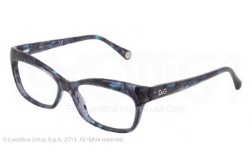 Image of D&amp;G DD1232 Bifocal Prescription Eyeglasses 2551-5516 - Blue Marble Frame, Demo Lens Lenses