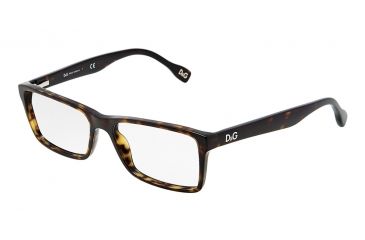 Image of D&amp;G DD1233 Eyeglass Frames 502-5516 - Havana Frame