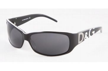 Image of D&amp;G DD3009-612-87-6414 Prescription Sunglasses Tortse With Blue Stripe Frame / 64 mm Lenses