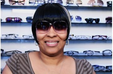 Image of D&amp;G DD3077 Sunglasses 18578H-5815 - Plum Gradient Frame, Violet Gradient Lenses