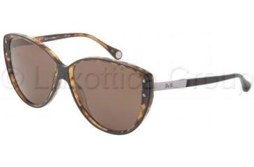 Image of D&G VINTAGE DD3079 Single Vision Prescription Sunglasses DD3079-197973-5715 - Lens Diameter 57 mm, Frame Color Dark Gray / Havana