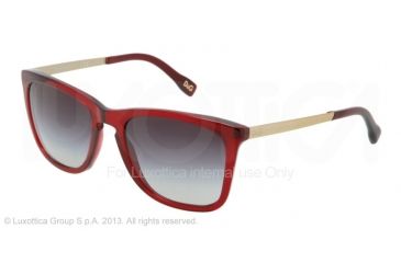 Image of D&G DD3081 Single Vision Prescription Sunglasses DD3081-550-8G-5419 - Lens Diameter 54 mm, Frame Color Transparent / Red