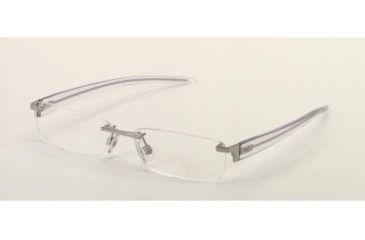 Image of D&amp;G Eyeglasses DD4128 with No-Line Progressive Rx Prescription Lenses, Select Frame Color / Lens Diameter H66 Silver Frame / 51 mm Prescription Lenses