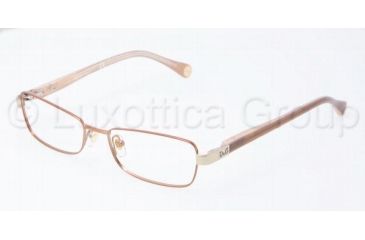 Image of D&G DD5096 Eyeglass Frames 1069-4916 - Brown/Pale Gold
