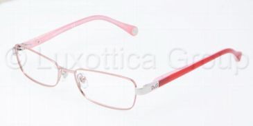 Image of D&G DD5096 Eyeglass Frames 1070-4916 - Pink/Silver