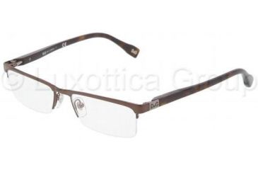 Image of D&amp;G DD5104 Bifocal Prescription Eyeglasses 152-5016 - Brown Frame