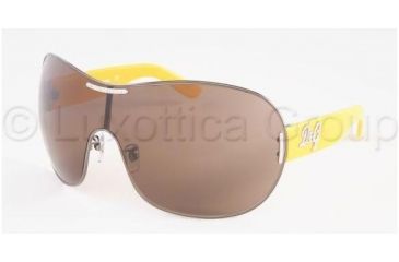 Image of D&amp;G DD6022BA Sunglasses 149/73-0136 - Gunmetal Brown