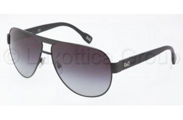 Image of D&G DD6080 Progressive Prescription Sunglasses DD6080-064-8G-6312 - Frame Color: Black, Lens Diameter: 63 mm