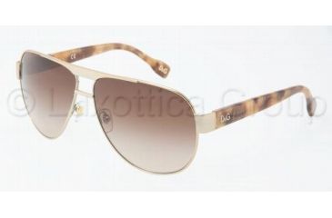 Image of D&G DD6080 Progressive Prescription Sunglasses DD6080-106013-6312 - Lens Diameter: 63 mm, Frame Color: Pale Gold