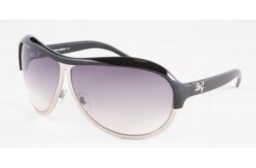 Image of D&amp;G DD8022-501-8G-6908 Sunglasses Black Frame / 69 mm Gray Gradient Lenses