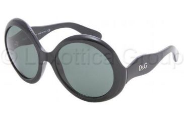 Image of D&amp;G DD8056 Sunglasses 501/71-5818 - Black Gray Green
