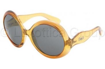 Image of D&amp;G DD8056 Sunglasses 942/87-5818 - Brown Gradient Yellow Gray