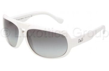 Image of D&amp;G DD8064 Sunglasses 508/8G-6414 - White Gray Gradient