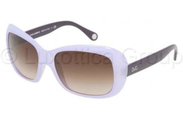 Image of D&amp;G DD8074 Sunglasses 163413-5616 - Soft Lilac Brown Gradient