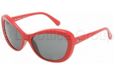 Image of D&amp;G DD8083 Sunglasses 588/87-5717 - Red Gray