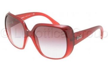 Image of D&amp;G DD8087 Sunglasses 18888H-5718 - Red Gradient Violet Gradient