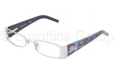 Image of D&amp;G Eyeglasses DD5049 with No-Line Progressive Rx Prescription Lenses 426-5117 - Silver 