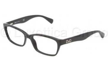 Image of D&amp;G Glitter DD1249 Bifocal Prescription Eyeglasses 501-5116 - Black Frame