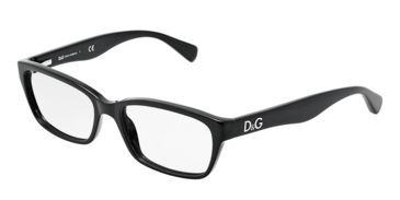 Image of D&amp;G Glitter DD1249 Eyeglass Frames 501-5316 - Black Frame