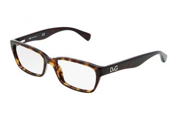 Image of D&amp;G Glitter DD1249 Eyeglass Frames 502-5116 - Havana Frame