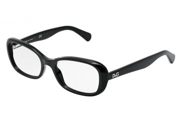 Image of D&amp;G PLAYFUL CHIC DD1247 Eyeglass Frames 501-5017 - Black Frame