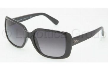 Image of D&amp;G Sunglasses DD8067 501/T3-5618 - Black Polarized Gray Gradient