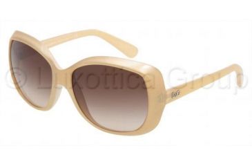 Image of D&G Prescription Sunglasses DD8075  DD8075-182313-5816 - Lens Diameter: 58 mm, Frame Color: Metal Beige Transparent On Beige