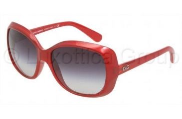 Image of D&G Prescription Sunglasses DD8075  DD8075-18248G-5816 - Lens Diameter: 58 mm, Frame Color: Metal Red Transparent On Red