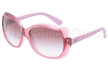 Image of D&G Prescription Sunglasses DD8075  DD8075-19128H-5816 - Lens Diameter: 58 mm, Frame Color: Transparent Pink