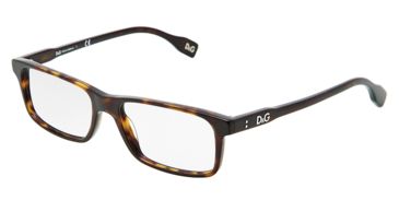 Image of D&amp;G Vibrant colours DD1244 Eyeglass Frames 502-5116 - Havana Frame