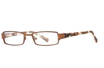 Image of Dakota Smith Rally SEDY RALL00 Single Vision Prescription Eyeglasses - Brown SEDY RALL004635 BN
