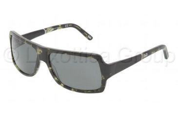 Image of DandG DD3050 Progressive Sunglasses, Green Havana Frame / 59 mm Prescription Lenses, 165587 5915