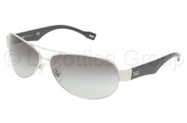 Image of DandG DD 6064 Sunglasses, Silver Frame / Gray Gradient Lenses, 061 8G 6613