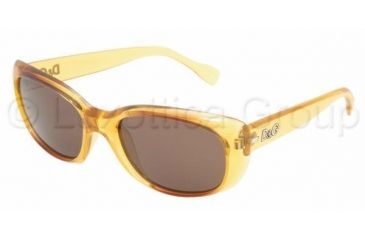 Image of DandG DD8060 Sunglasses, Brown Gradient Yellow Frame w/ Brown 54 mm Diameter Lenses, 942 73 5419