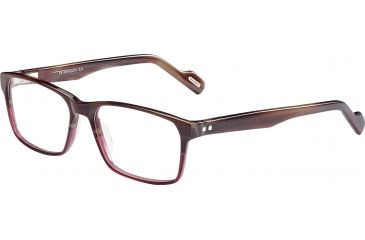 Image of Davidoff 91047 Single Vision Prescription Eyeglasses, Brown Red Frame, 91047-4100SV