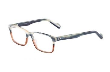 Image of Davidoff 91047 Single Vision Prescription Eyeglasses, Brown Grey Frame, 91047-4099SV