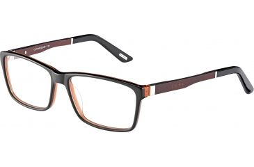 Image of Davidoff 91049 Prescription Eyeglasses, Green Orange Frame, 91049-4022